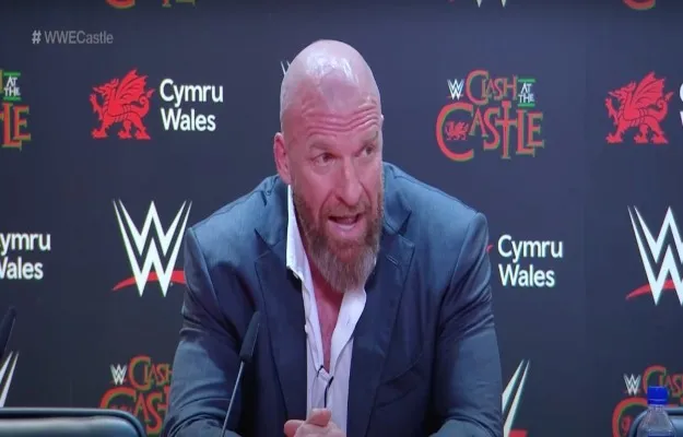Triple H Conferencia de Prensa WWE Clash at the Castle