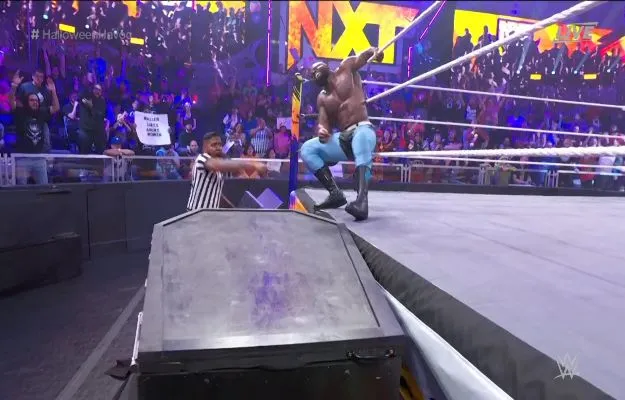 Apollo Crews WWE NXT Halloween Havoc Apollo Crews WWE NXT Halloween Havoc