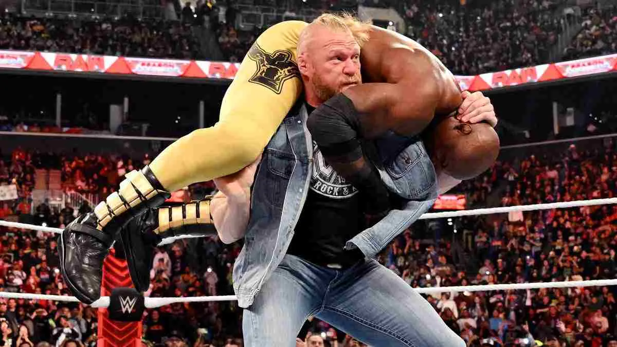 Brock Lesnar & Bobby Lashley Brock Lesnar & Bobby Lashley