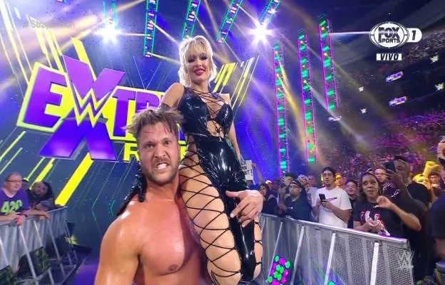 Karrion Kross & Scarlett Bordeaux WWE Extreme Rules Karrion Kross & Scarlett Bordeaux WWE Extreme Rules