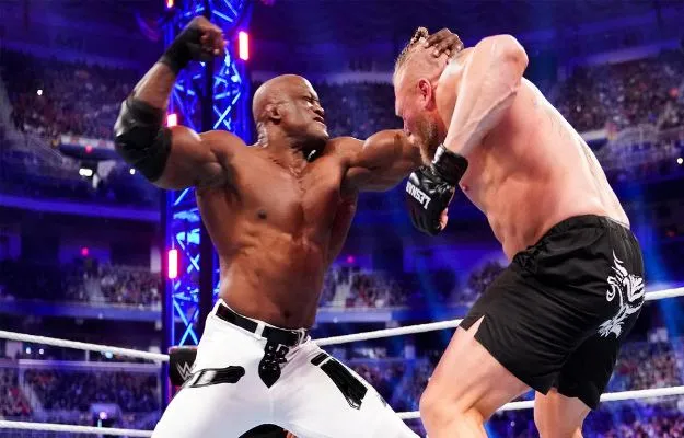 Bobby Lashley & Brock Lesnar WWE Bobby Lashley & Brock Lesnar WWE
