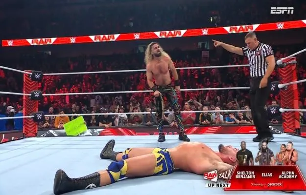 Seth Rollins & Austin Theory WWE RAW