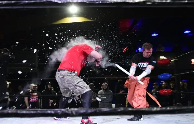 Nick Gage & Cole Radrick Resultados GCW Wasted Time