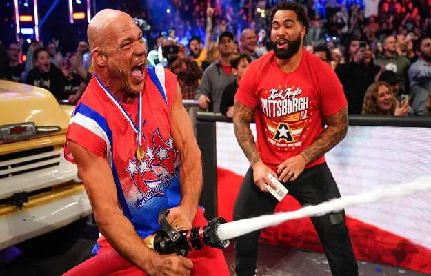 Kurt Angle & Gable Stevenson WWE SmackDown