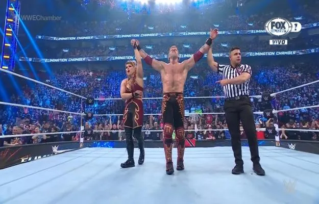 Edge y Beth Phoenix WWE Elimination Chamber Edge y Beth Phoenix WWE Elimination Chamber