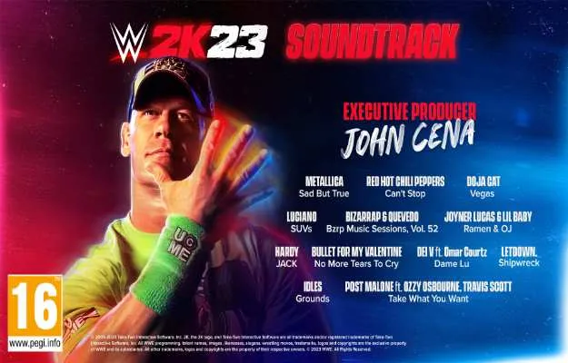 WWE 2K23 soundtrack
