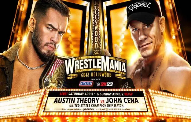 John Cena luchará contra Austin Theory en Wrestlemania 39 John Cena luchará contra Austin Theory en Wrestlemania 39