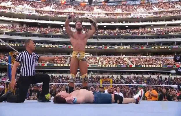 Austin Theory WrestleMania
