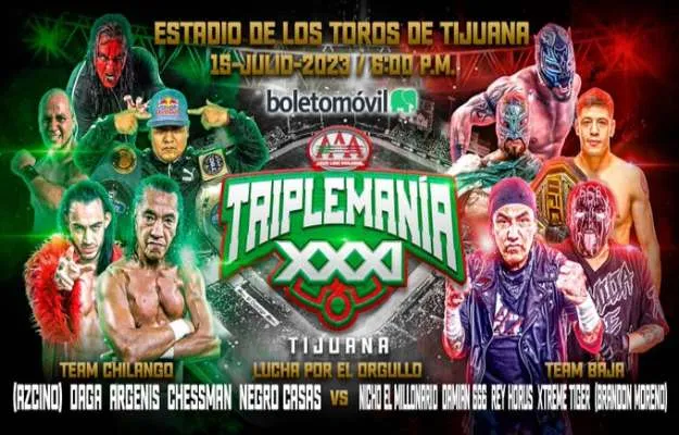 Cartelera Triplemania Tijuana Cartelera Triplemania Tijuana