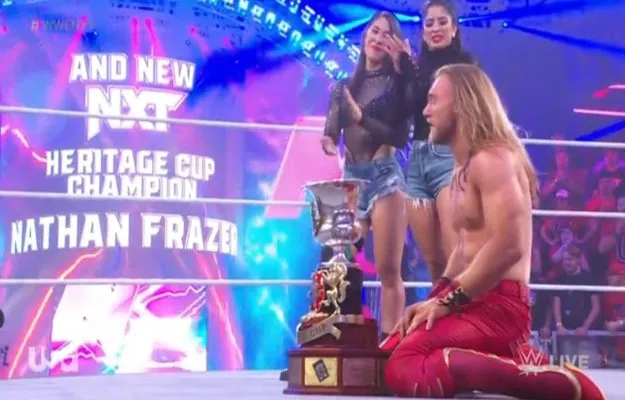 Nathan Frazer gana la Heritage Cup en WWE NXT Nathan Frazer gana la Heritage Cup en WWE NXT