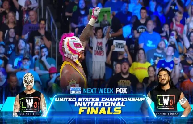 Rey Mysterio avanza a la final del US Title Invitational en WWE SmackDown Rey Mysterio avanza a la final del US Title Invitational en WWE SmackDown