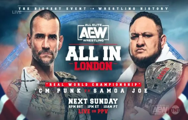 Cartelera oficial de AEW All In 2023