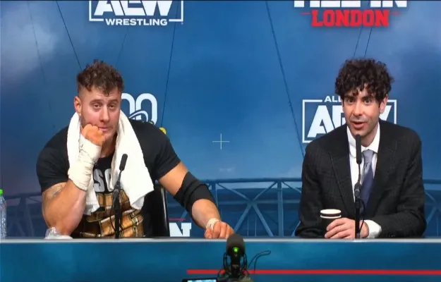 MJF y Tony Khan responde a la polémica en AEW All In MJF y Tony Khan responde a la polémica en AEW All In