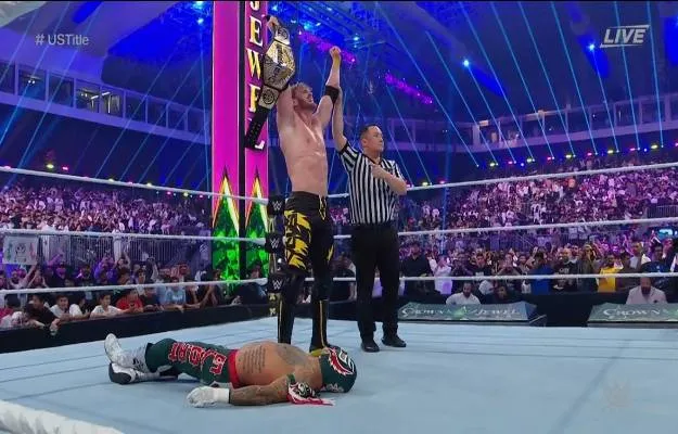 Logan Paul se convierte en nuevo campeón de USA en WWE Crown Jewel