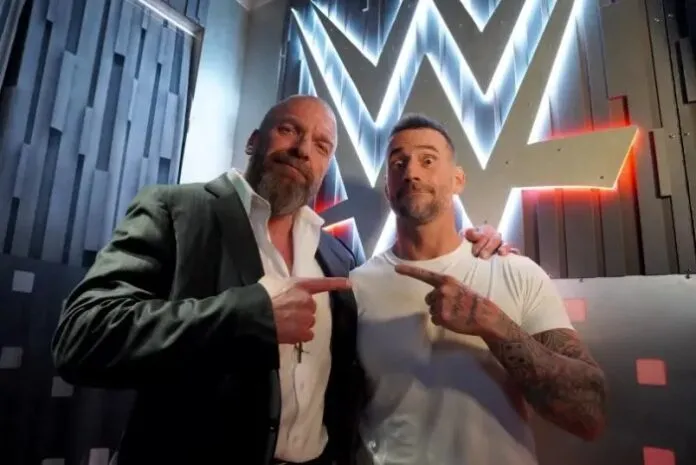 Triple H CM Punk Triple H CM Punk