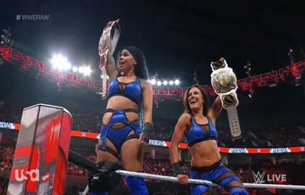 Katana Chance & Kayden Carter WWE Raw