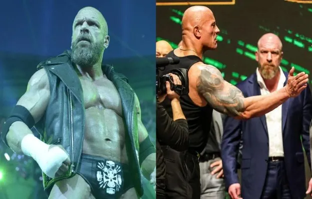 Triple H The Rock Triple H The Rock