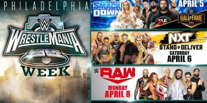 Horarios Wrestlemania Week