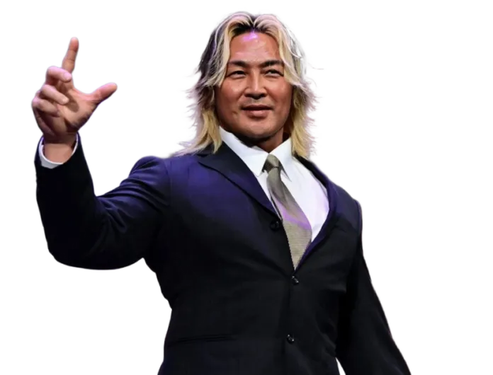 Hiroshi Tanahashi suit banner Hiroshi Tanahashi Suit Banner