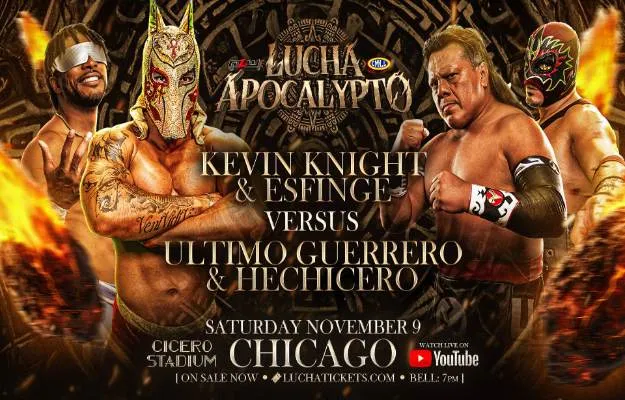 Kevin Knight y Esfinge vs Ultimo Guerrero y Hechicero Kevin Knight Y Esfinge Vs Ultimo Guerrero Y Hechicero