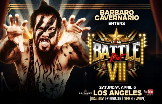 Barbaro Cavernario MLW Battle Riot VII