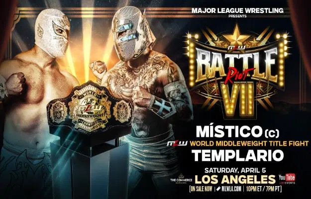 Mistico vs Templario MLW Battle RIOT VII Mistico Vs Templario MLW Battle RIOT VII
