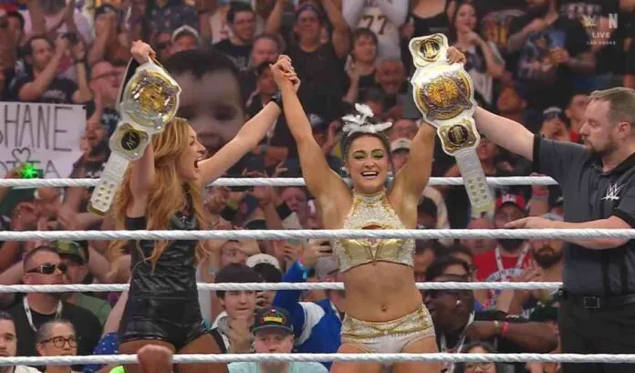 Becky Lynch regresa y gana los títulos en pareja femeninos con Lyra Valkyria en WrestleMania 41