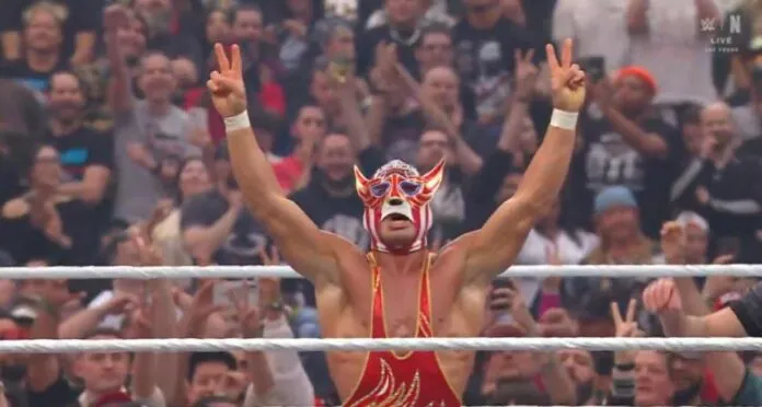 El grande americano derrota a Rey Fenix en WrestleMania 41 El grande americano derrota a Rey Fenix en WrestleMania 41