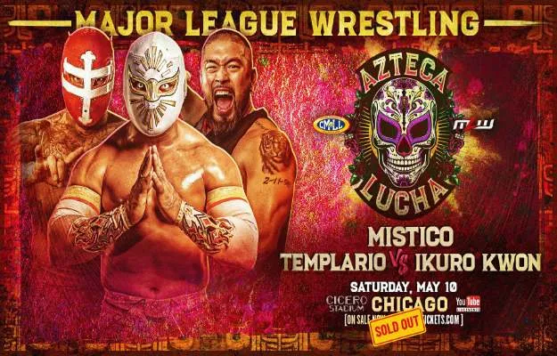 Mistico Vs Templario Vs Kwon Azteca Lucha