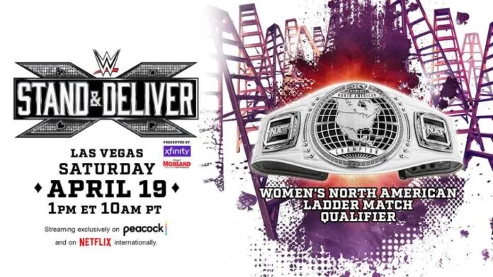 NXT Stand & Deliver combate escaleras