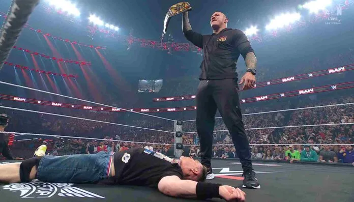 Randy Orton ataca a John Cena en el WWE RAW Post WrestleMania 41 Randy Orton ataca a John Cena en el WWE RAW Post WrestleMania 41