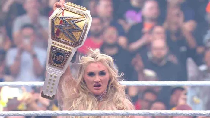 Tiffany Stratton retiene el título femenino en Wrestlemania 41 Tiffany Stratton retiene el título femenino en Wrestlemania 41