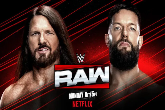 WWE Raw AJ STYLES FINN BALOR
