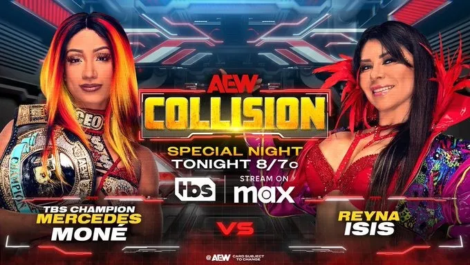 Resultados AEW Collision Resultados AEW Collision