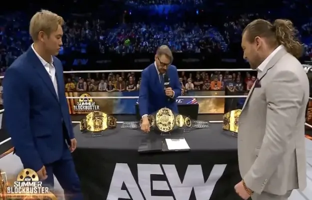 Okada Kenny Omega Resultados AEW Summer Blockbuster