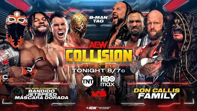 Resultados AEW Collision (1) Resultados AEW Collision