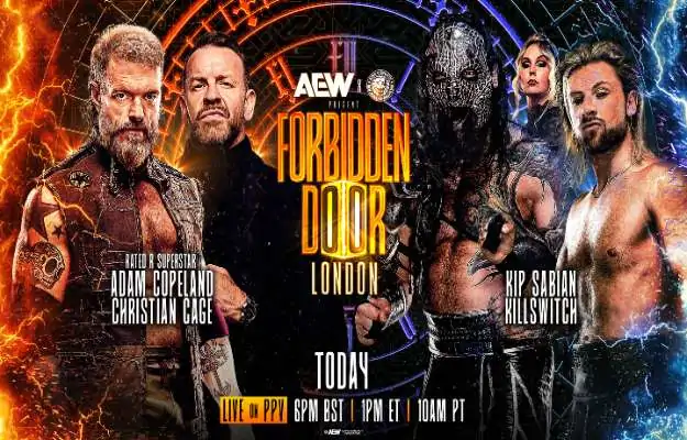 Cartelera completa de AEW x NJPW Forbidden Door 2025 Cartelera completa de AEW x NJPW Forbidden Door 2025