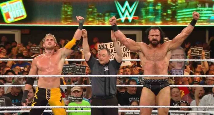 Logan Paul y Drew McIntyre derrotan a Jelly Roll y Drew McIntyre en SummerSlam