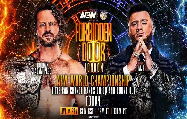 Resultados de AEW x NJPW Forbidden Door 2025