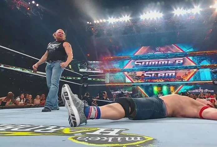 BROCK LESNAR WWE SUMMERSLAM Screenshot 20250803 214725 X