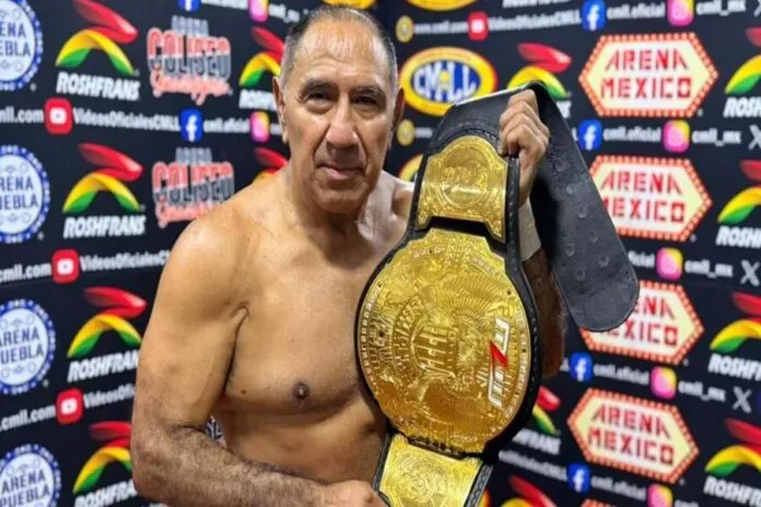 BLUE PANTHER CMLL MLW Blue Panther Agrega Titulo Histo