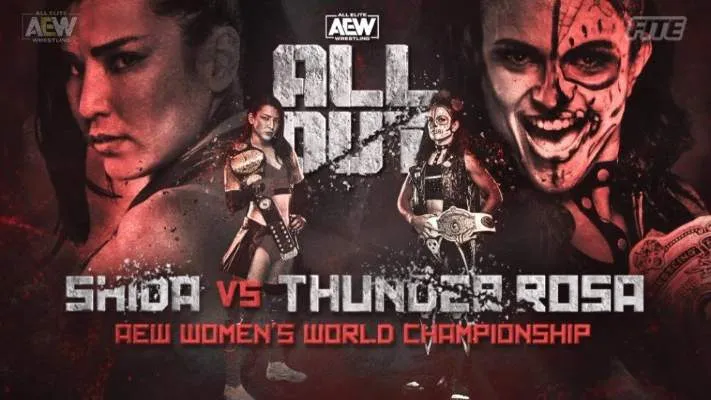 AEW All Out_ Hikaru Shida retiene el campeonato femenino contra Thunder Rosa
