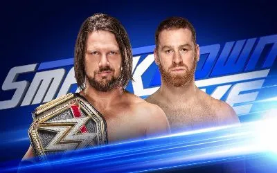 Smackdown AJ Styles vs Sami Zayn Smackdown AJ Styles vs Sami Zayn