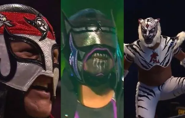 Abismo Negro Jr., Octagón Jr. y Bengala en Triple A Abismo Negro Jr., Octagón Jr. y Bengala en Triple A