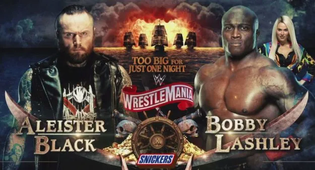 Aleister Black vs Bobby Lashley