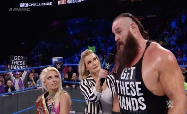 Alexa Bliss revela un segmento con Braun Strowman para el WWE Mixed Match Challenge Alexa Bliss revela un segmento con Braun Strowman para el WWE Mixed Match Challenge