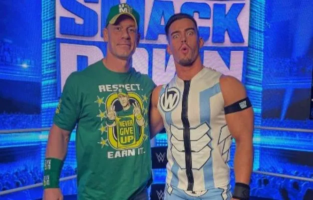 Austin Theory & John Cena Austin Theory & John Cena