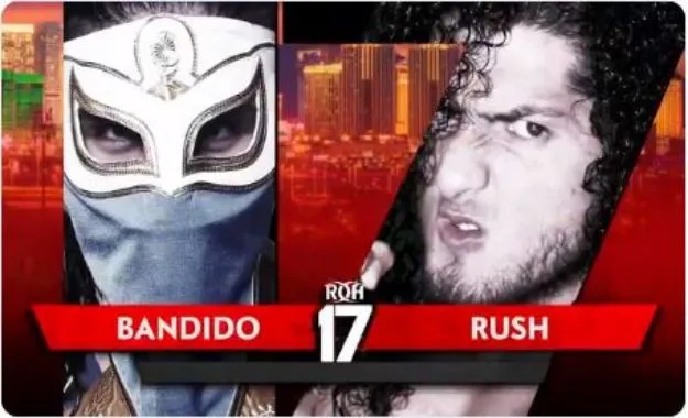 Bandido vs Rush en ROH