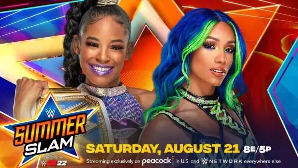 Bianca Belair vs Sasha Banks en WWE SummerSlam 2021 Bianca Belair vs Sasha Banks en WWE SummerSlam 2021