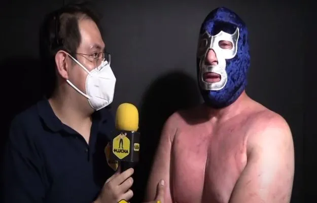 Blue Demon Jr._ _Quiero la revancha contra La Máscara_ Blue Demon Jr.: